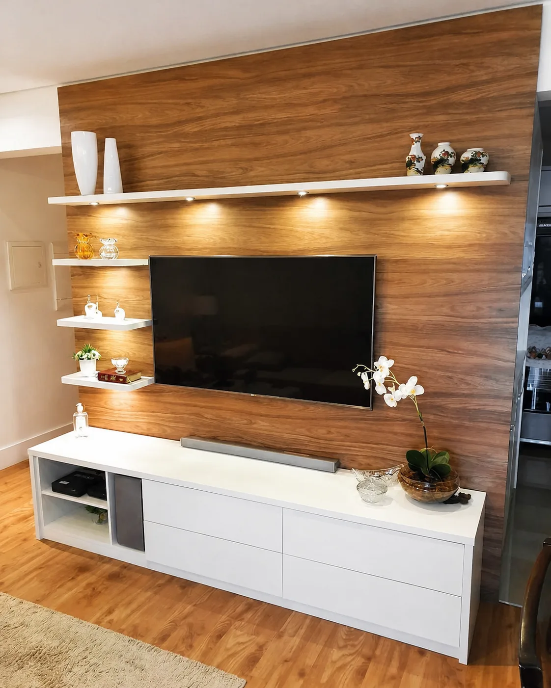 Projeto Mogiana: Living iluminado